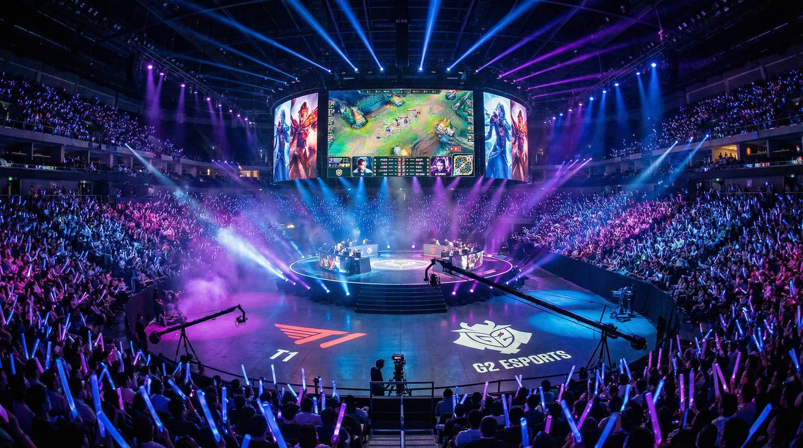 网红主播电竞赛事直播视频